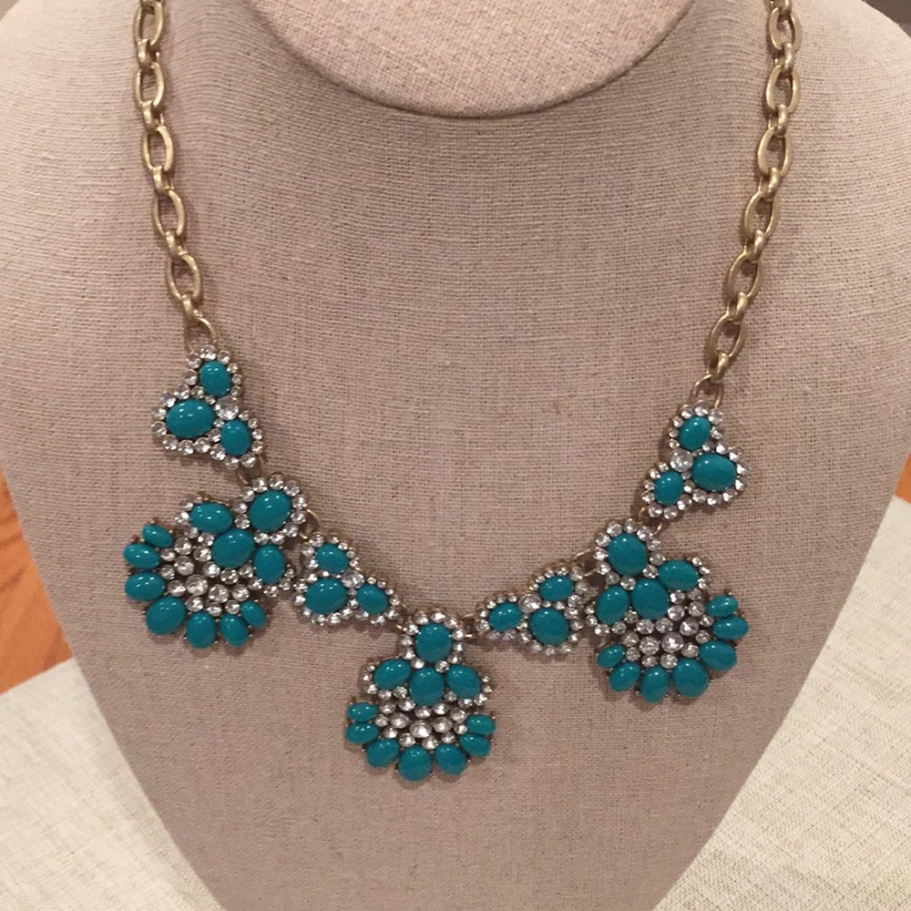 5for$40! J. Crew teal statement necklace